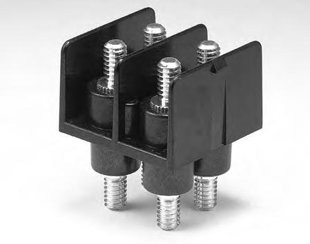 300 Volts AC/DC (UL 1059 Class B and C) 175 Amps Wire Range 2/0 - #8 Accommodates Two Hole Compression Lugs on.