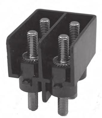 ST715S1902 300 Volts AC/DC (UL 1059 Class B and C) 80 Amps Wire Range #6 - #14 Accommodates Two Hole Compression Lugs on.