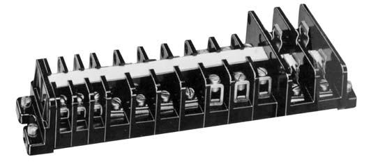 Panel or Mounting Track Terminal Blocks CR151A Modular Terminal Blocks 600 Volts 30, 85 and 125 Amps Product Number Selection Instructions 1. Product Number and price represent one piece. 2.