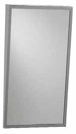 FOR EVERY LOCATION, APPLICATION, AND BUDGET 0605 STAINLESS STEEL ANGLE FRAME MIRROR WITH SHELF Similar to 0600, but includes shelf of 18 gauge stainless steel with satin finish and all edges returned