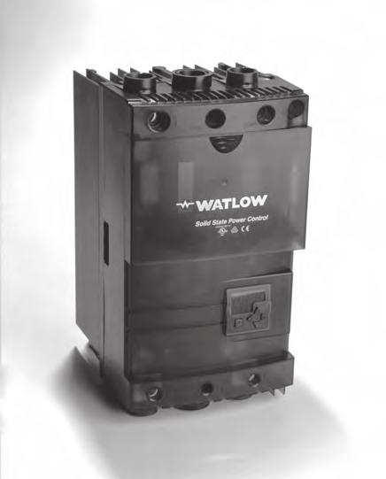 POWER SERIES Watlow has manufactured solid state power controllers for over forty years.