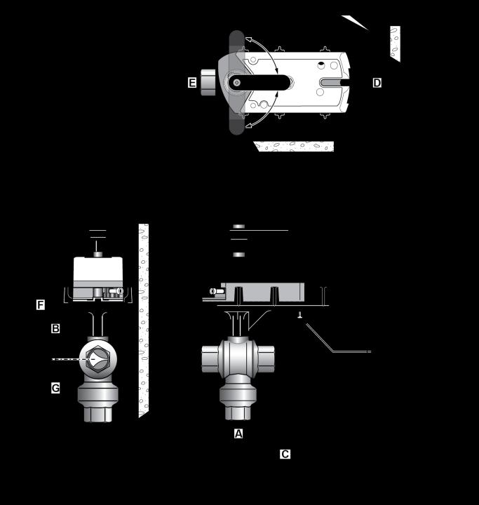 Installation Instructions Figure 8. Three-way Ball Valve and Bracket with Actuator Dimensions in Inches (Millimeters). All dimensions are in inches (mm) and weights are in pounds (kg).