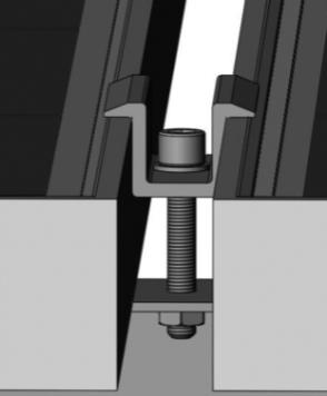 clamps should be attached on each long sides of the module (for portrait orientation) or each short