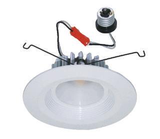 LED-AFR56 120V 5 & 6 LED Recessed Retrofit-Kit with E26 and GU24 Base Adapter 5 & 6 LED 2-11/16 (68mm) DESCRIPTION (Driver On Board) Module (Campcell ) LED with integral triac dimmable, and the
