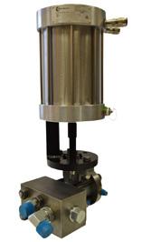 EVOLUTION 2L Liquid throttle valve Features Integrated recycle regulator block ready to use BSPP ports to accept standard compression fittings for pump, manifold and tank connections ANSI class 600