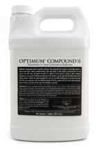 Optimum Compound II is an aggressive compound designed to remove deeper scratches and imperfections, yet is easy to work with and creates an awesome shine with very limited or no swirls.