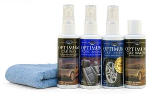 Travel Pack - A great gift for any occasion 4oz Optimum Car Wax 4oz OPT Car Wash 4oz OPT Car Shine 4oz OPT Protectant Plus Optimum Multi Surface Micro Fiber Towel Rs.