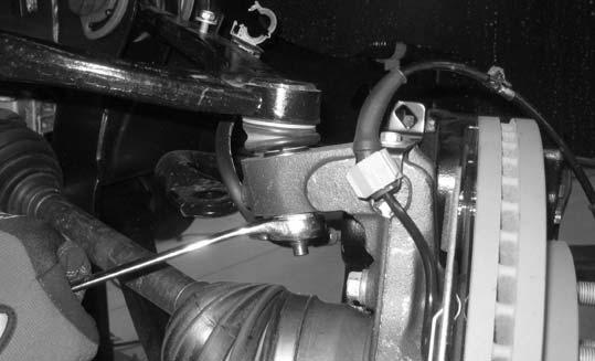 upper control arm ball joint to the