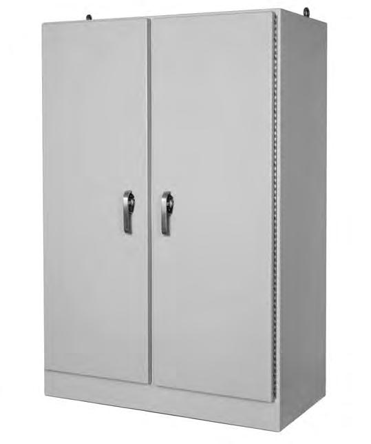 Empire Series: Free Standing Double Door APPLICATION Designed to insulate and house electrical and electronic controls, instruments or components for indoor and outdoor applications Especially well
