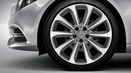 exterior All-round perfection. 02 48.3 cm 19" 01 6-spoke wheel Finish: himalaya grey, high-sheen Wheel: 7.