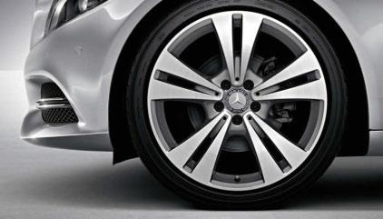 5 Tyre: 245/35 R19 XL* A205 401 3102 7X21 02 10-spoke wheel Finish: himalaya grey, high-sheen Wheel: 7.