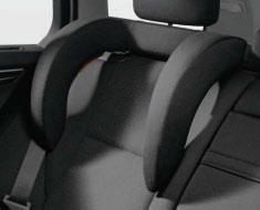 Mercedes-Benz child seats are available in the Limited Black design. The covers are washable and very hardwearing.