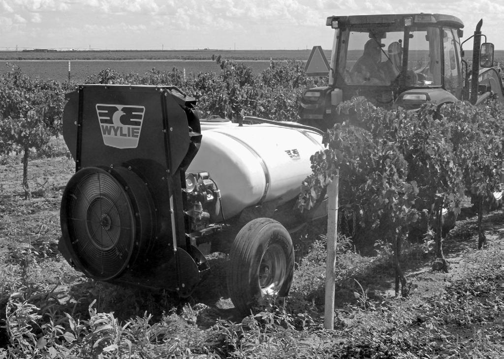 Introduction 300 Gal. Vineyard Sprayer Introduction The Wylie Vineyard Sprayers are the result of years of testing and field proven experience.