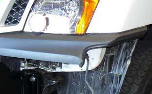 NOTE: Final bumper cut shown 09 ON Model showing cut up to edge of grille 09 ON Model shown Cut