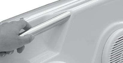 Chrome/Stainless Components, cont. passenger assist rails Whether crafted in stainless steel or durable composite.