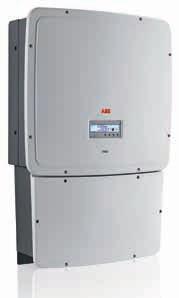 ABB inverters Both string inverters and central inverters can be used in a PVD application and ABB has developed products to manage solar generators.
