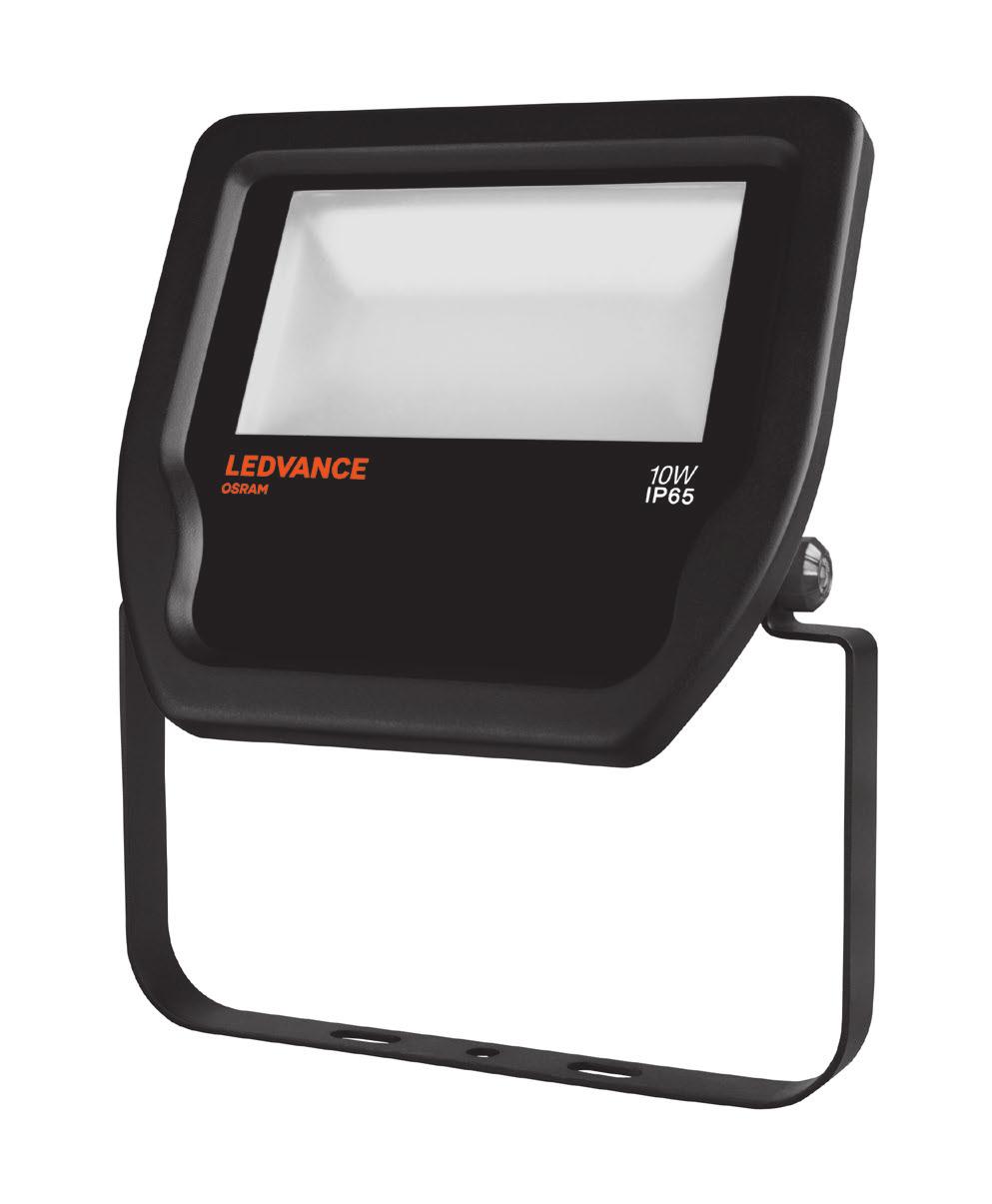 4. LEDVANCE Floodlight LED The LEDVANCE Floodlight LED features frosted tempered glass with an impact rating of IK07 (reinforced) in a compact and robust package.