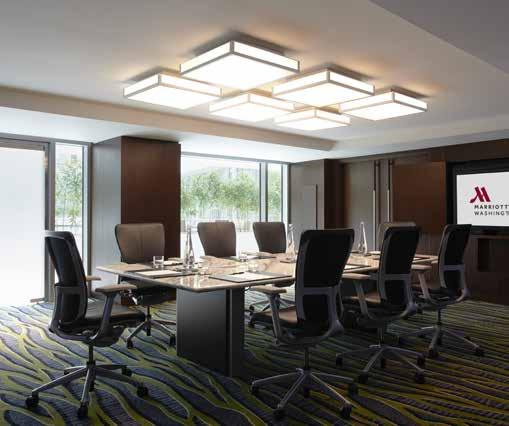 There are 54 additional breakout rooms totaling over 53,000 square feet of independent meeting rooms.