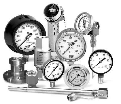 A1 SOLFRUNT Pressure Gauges and Other Products for the Process Industries AMETEK s line of high quality process gauges are specifically designed to meet the demanding needs of the chemical and