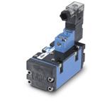 Direct solenoid and solenoid pilot operated valves Series ISO Function Port size Flow (Max) Individual/Manifold mounting Series 5/, 5/ /8-1/.