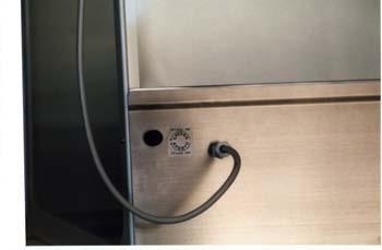 Front opening panel in stainless steel Front opening panel in stainless steel with germicide