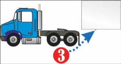 TRAINING TOOL Coupling and Uncoupling a Tractor-Trailer 5 3 Inspect trailer Apply the tractor parking brakes and exit the tractor to inspect the trailer upper coupler and the kingpin.