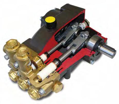 GENUINE PARTS The Hotsy Pump s rugged design features many benefits: Four frame sizes: one duplex, and three triplex sizes - small, medium, large Externally accessible check valves Two inlet and