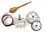 ELECTRICAL COMPONENTS Adjustable Thermostat With panel-mount controls. Brass In-line Thermostat In-line controls for pressure washers and steamers. 8.712-494.0 430050 0-194 F Thermostat 8.712-497.