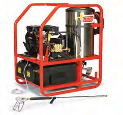 HOT WATER PRESSURE WASHERS 1200 SERIES and Model 5645 Gas-Powered Oil-Fired Belt Drive Electric Start 7-Year Pump Warranty 1260SS 1270SS Shown with optional Portagear Kit 5645 The 1200 Series