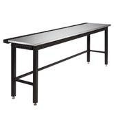 How long does it take to assemble your workbench? On average, it takes about 40 minutes to assemble. 48 Workbench 72 Workbench 96 Workbench Metal Thickness Legs: 16 gauge (1.5 mm) Beams: 18 gauge (1.