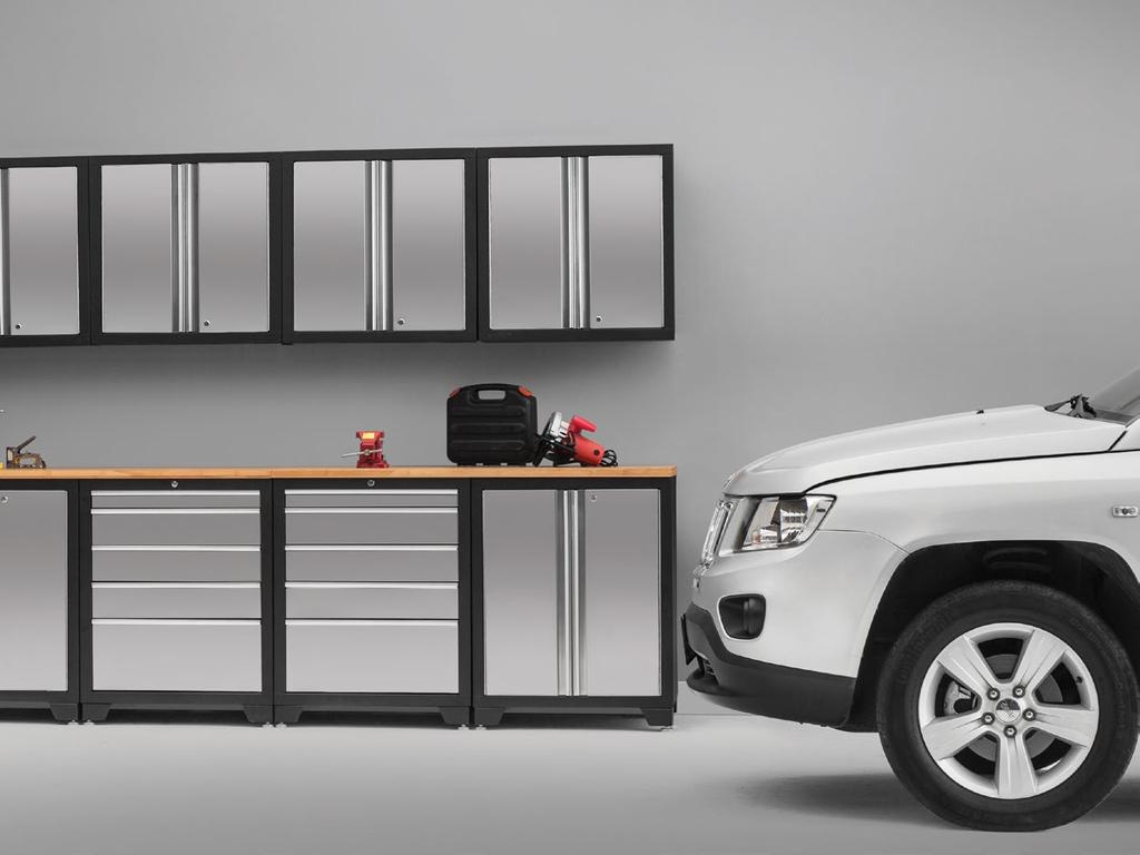 36  includes: 1 drawer and 1 pull-out shelf on ball-bearing