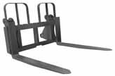 Tines can be locked in any position HD5548 Heavy Duty Pallet Fork Tine Length Weight Part # Price Code 5500 LB Capacity in lbs A B C D Heavy Duty Pallet Fork c/w Guard 42 465 HD5542 $1,039.00 $1,161.