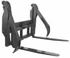 Pallet Forks Grapple version of HD7542 pallet fork 42 solid fork lift tines 5500 lbs capacity C/w HD Cylinders LG7542 Log Grapple Weight Part # Price Code in lbs A B C D Log Grapple Mounted On HD75