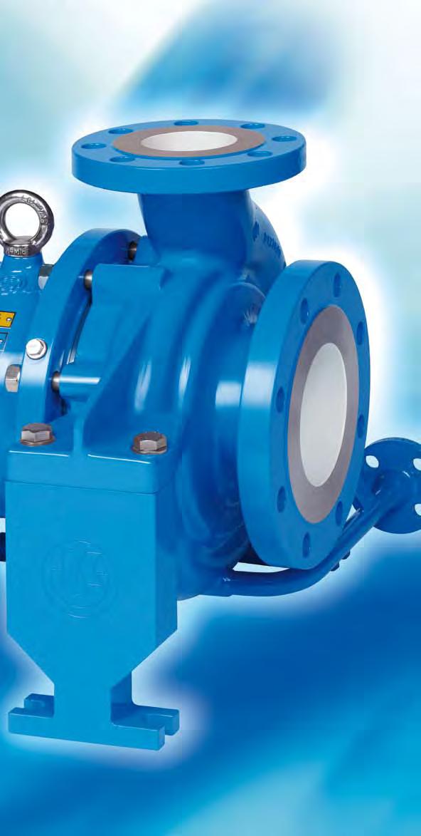 Production range pumps: Pumps with magnet drive E Chemical centrifugal pumps according to DIN EN E Centrifugal pumps according to ANSI B.