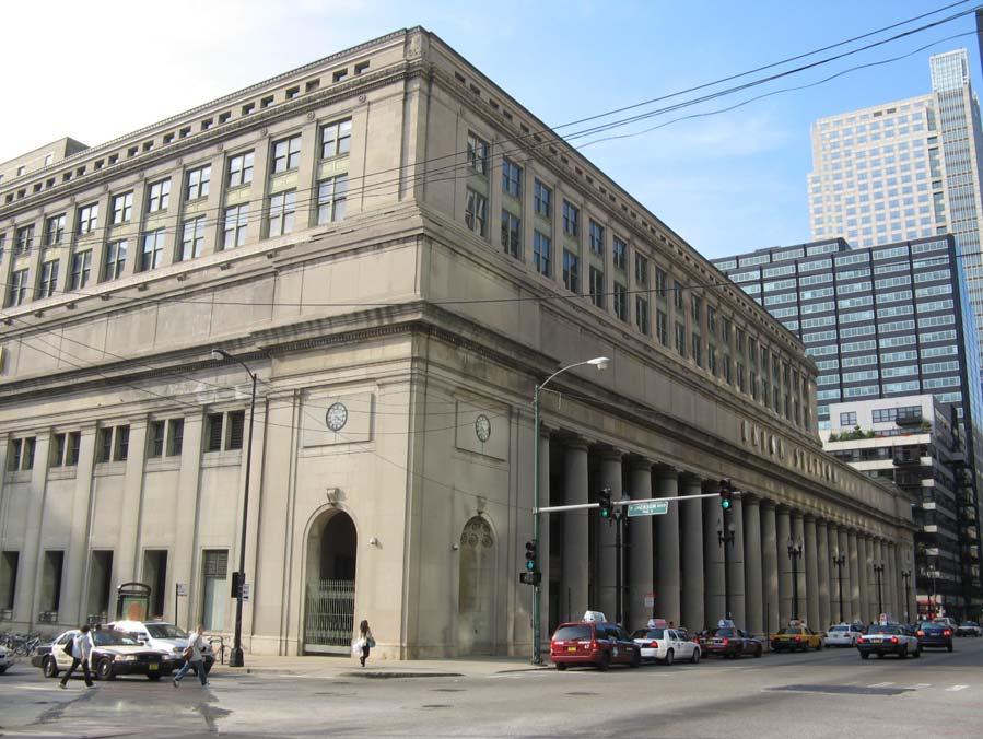 Opened in 1925, Union Station is the third-busiest railroad terminal in the United States, serving over