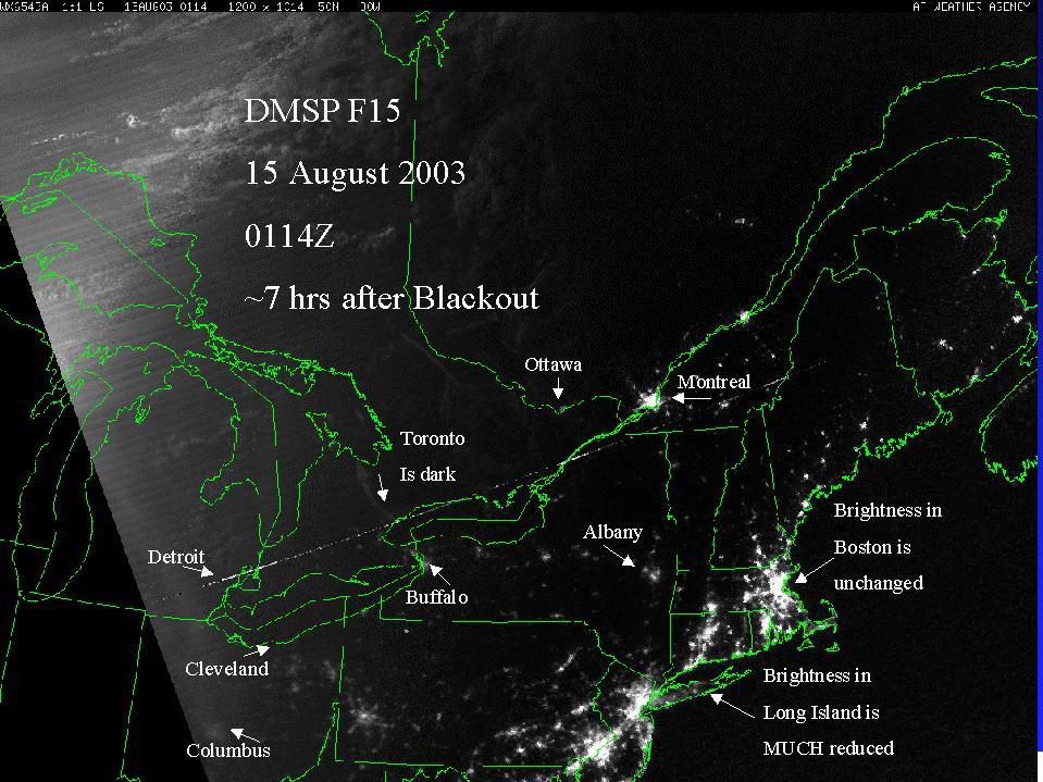 Blackout 2003 USA-Canada 512 June October 2009 2009 David J J Hill Hill