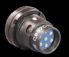 Series onnectors Series PogoPin onnectors Receptacle onnectors for Panel Mounting - 7 ontacts Receptacles feature non-removable solder cup contacts or printed circuit board terminals.