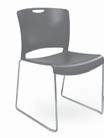 QUICKSTACKER SERIES quickstacker Guest / Stacking SIN # 711-19 Available as guest/stack chair, task chair and stool version. Wall saver chrome frame.
