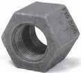 CST IRON Cast Iron Threaded Fittings Class 25 (Standard) FIGURE 66 Screwed Hex Coupling cross Flats C lack NPS DN in mm in mm in mm lbs kg 25 5 /6 49 /6 4 9 /6 4 0.82 0.