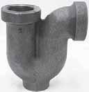 CST IRON Cast Iron Drainage Fittings FIGURE 75 Coupling lack Galv. NPS DvN in mm lbs kg lbs kg /2 40 /8 86.75 0.
