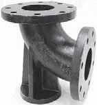 CST IRON Cast Iron Flanged Fittings Class 25 (Standard) FIGURE 805 90 Flanged ase Elbow Center Dia.