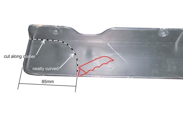 plastic clip per side Figure. Remove Bumper Lower section - (4WD shown).