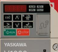 Bringing you the world s smallest variable speed drive to stand at the top of its class: V1000 Yaskawa has built a reputation for high performance, functionality,
