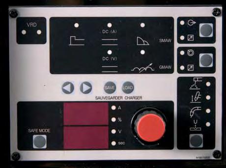 INERTER C DC 400 Control Panel # 1 2 1. RD - (oltage Reduction Device) lights indicate on or off 2.