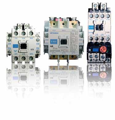 S-N Motor Control Mitsubishi Electric s S-N Series contactors are perfect for the control of 3 phase power, either for the direct control of a motor, to supply power to a drive or servo, or even for