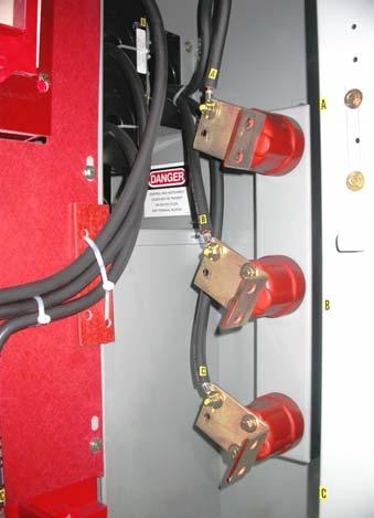 Before any primary cable connections are made, the cables should be identified to indicate their phase relationship with the switchgear connections.