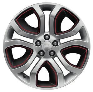 19 inch five split-spoke Style 523 VPLCW0104 With ceramic finish, contrasting Gloss Black inner spokes and a laser etched