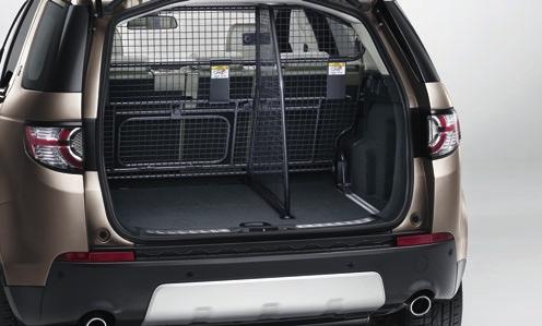 ACCESSORIES Luggage Divider Full Height* VPLCS0299 Luggage Divider Loadspace Partition* VPLCS0301 The Luggage Divider is designed to prevent cargo from entering the passenger compartment.