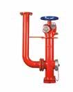 FIRE PRODUCTS FOR OUTDOOR USE Series 27/EM Dry barrel fire hydrant Bury depth 2½' - 10' 250 PSI UL/ULC listed, Inlet options: 4"-6" flanged 6" PE end Series 27/CY Dry barrel monitor fire hydrant Bury