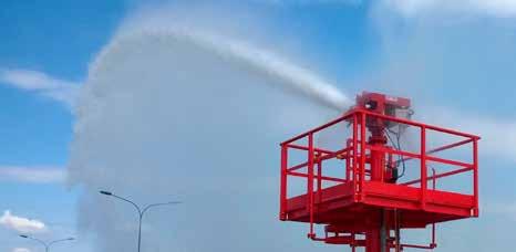 DRY BARREL MONITOR FIRE HYDRANTS Monitor hydrants are primarily used for installation in chemical and petrochemical industrial plants as well as refineries, tank farms, airports and other plants with